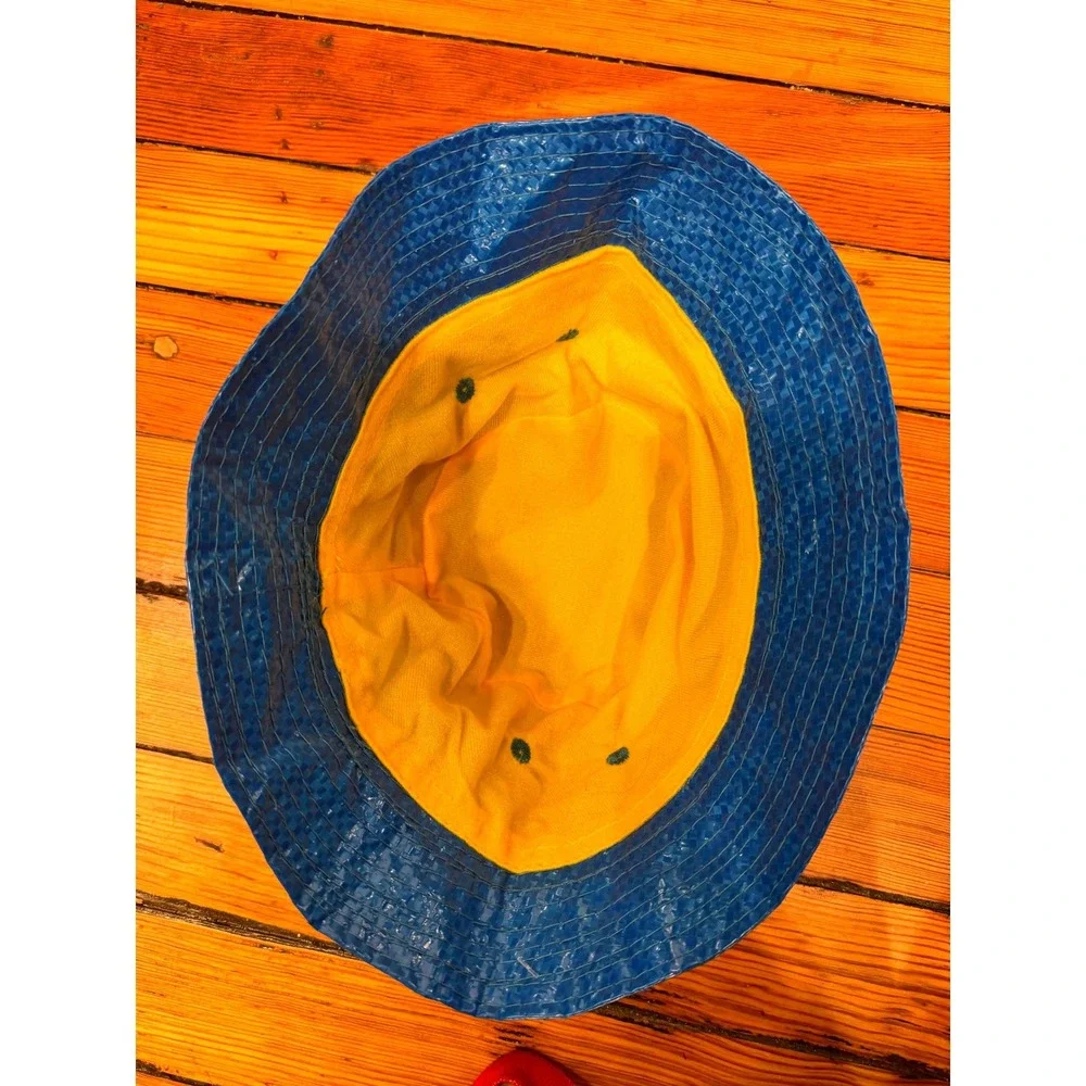 IKEA Bucket Hat Blue KNORVA Frakta Bag Material Streetwear Novelty Hat NEW